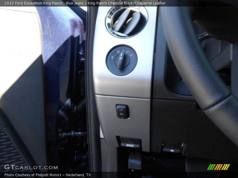 Blue Jeans / King Ranch Charcoal Black/Chaparral Leather 2013 Ford Expedition King Ranch