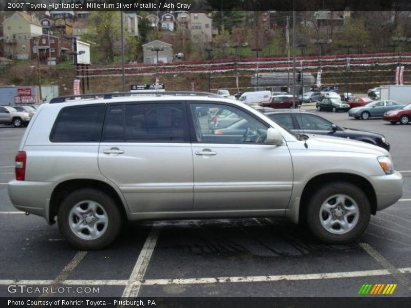 Millenium Silver Metallic / Ash Gray 2007 Toyota Highlander