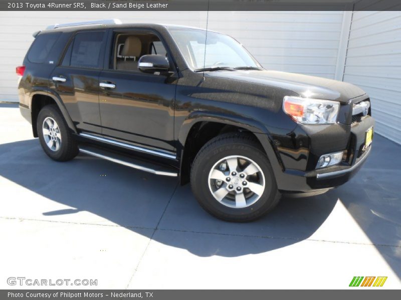 Black / Sand Beige Leather 2013 Toyota 4Runner SR5