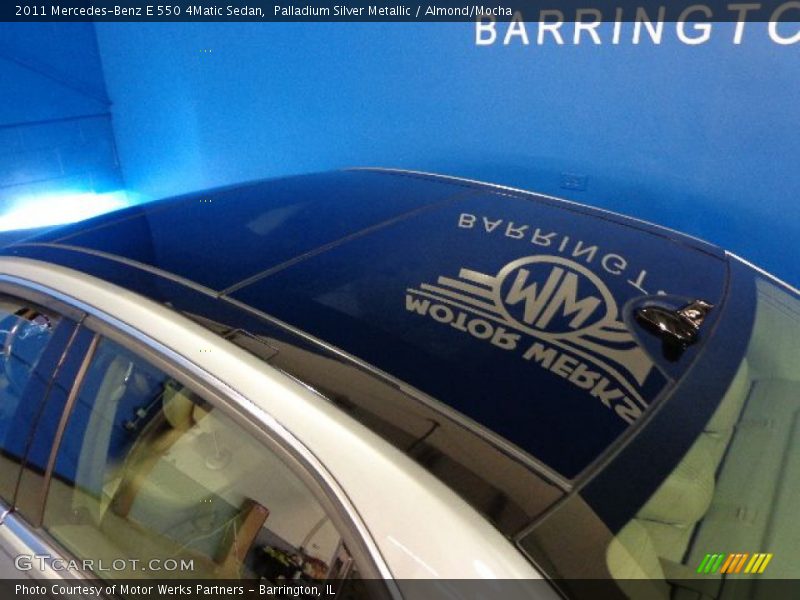 Palladium Silver Metallic / Almond/Mocha 2011 Mercedes-Benz E 550 4Matic Sedan