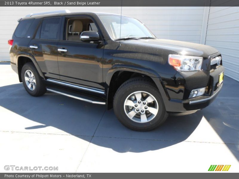 Black / Sand Beige Leather 2013 Toyota 4Runner SR5