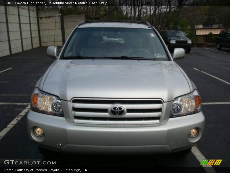 Millenium Silver Metallic / Ash Gray 2007 Toyota Highlander