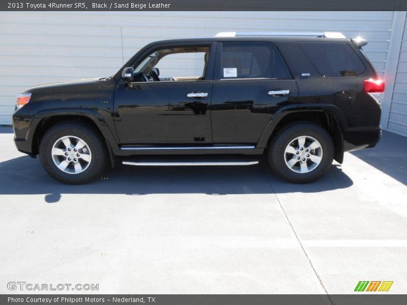 Black / Sand Beige Leather 2013 Toyota 4Runner SR5