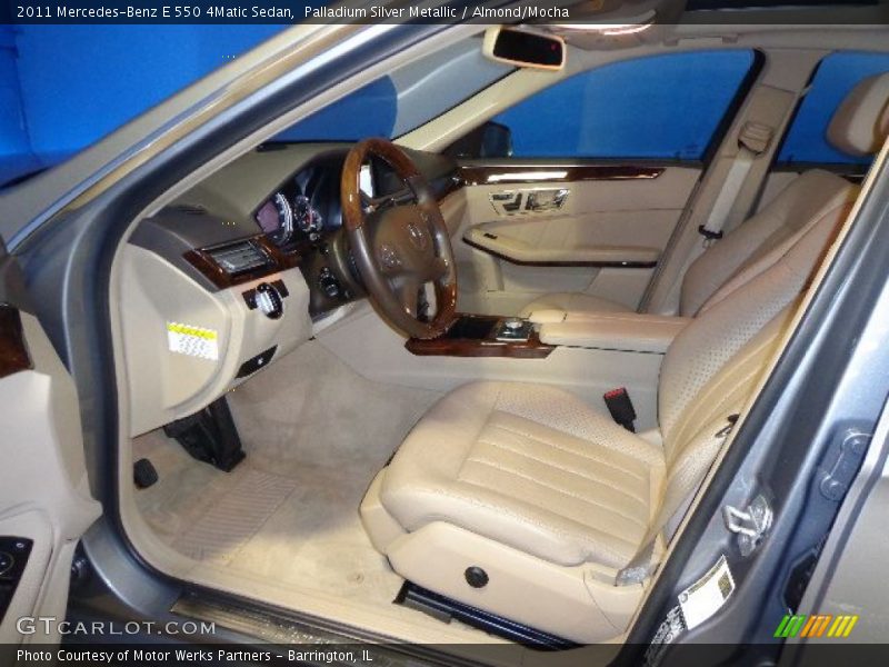 Palladium Silver Metallic / Almond/Mocha 2011 Mercedes-Benz E 550 4Matic Sedan
