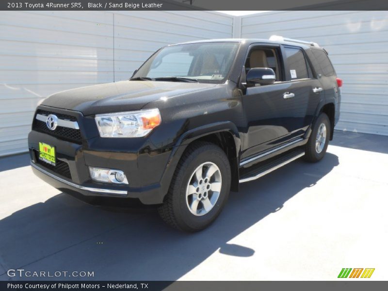 Black / Sand Beige Leather 2013 Toyota 4Runner SR5