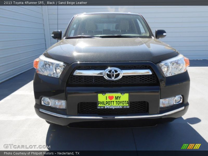 Black / Sand Beige Leather 2013 Toyota 4Runner SR5