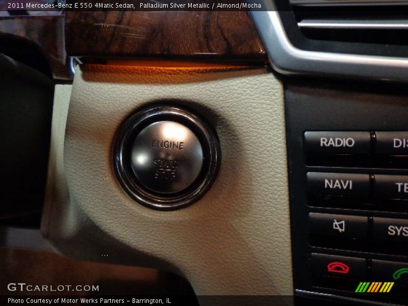 Palladium Silver Metallic / Almond/Mocha 2011 Mercedes-Benz E 550 4Matic Sedan