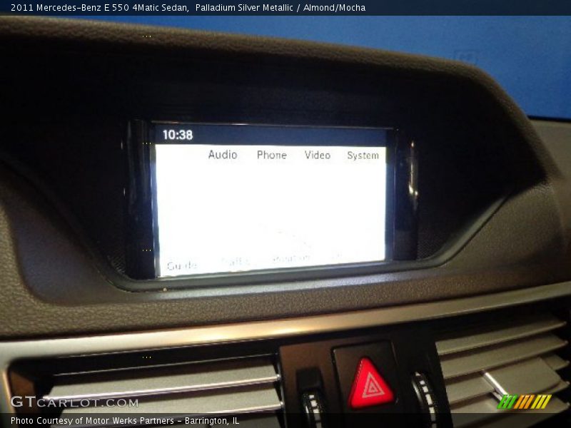 Palladium Silver Metallic / Almond/Mocha 2011 Mercedes-Benz E 550 4Matic Sedan