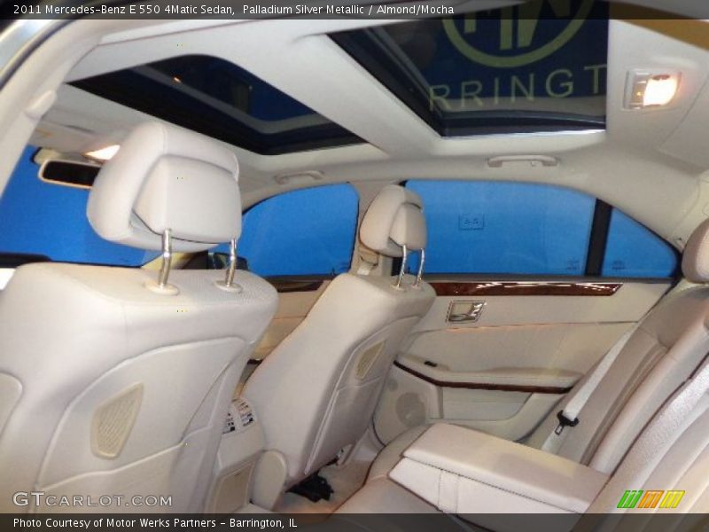 Palladium Silver Metallic / Almond/Mocha 2011 Mercedes-Benz E 550 4Matic Sedan