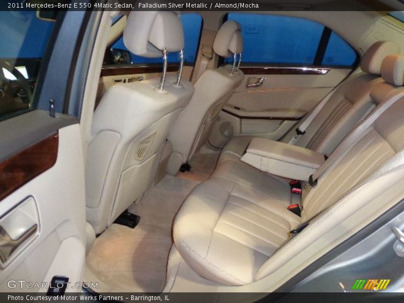 Palladium Silver Metallic / Almond/Mocha 2011 Mercedes-Benz E 550 4Matic Sedan