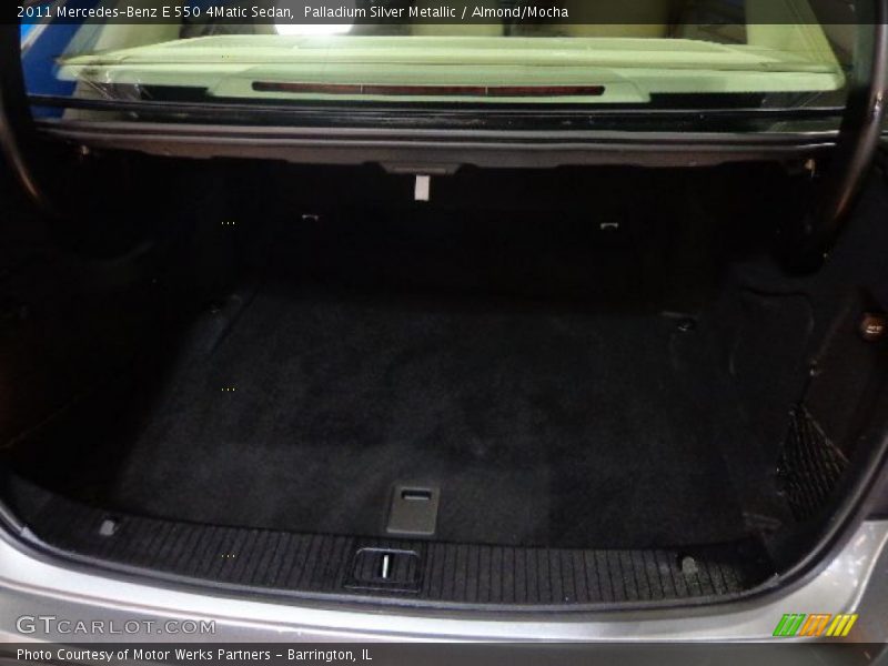 Palladium Silver Metallic / Almond/Mocha 2011 Mercedes-Benz E 550 4Matic Sedan