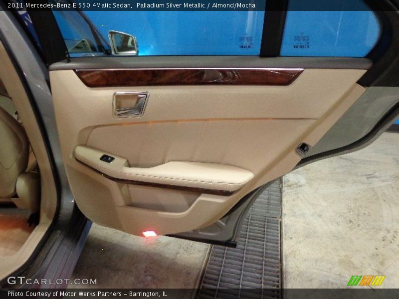 Palladium Silver Metallic / Almond/Mocha 2011 Mercedes-Benz E 550 4Matic Sedan