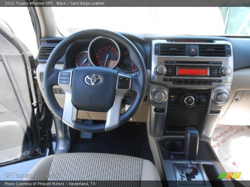 Black / Sand Beige Leather 2013 Toyota 4Runner SR5