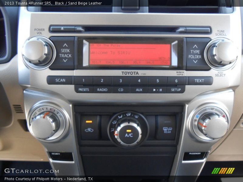 Black / Sand Beige Leather 2013 Toyota 4Runner SR5