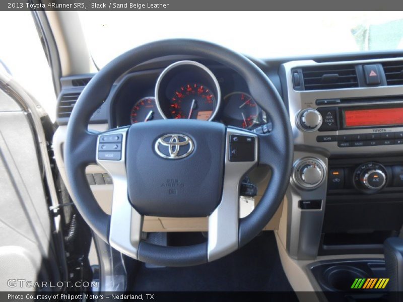 Black / Sand Beige Leather 2013 Toyota 4Runner SR5