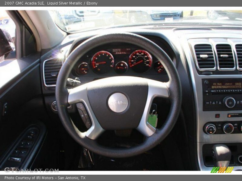Liquid Silver Metallic / Ebony 2007 GMC Acadia SLE