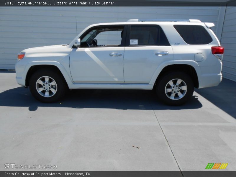 Blizzard White Pearl / Black Leather 2013 Toyota 4Runner SR5