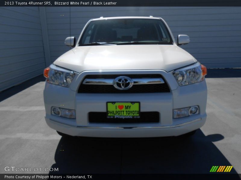 Blizzard White Pearl / Black Leather 2013 Toyota 4Runner SR5