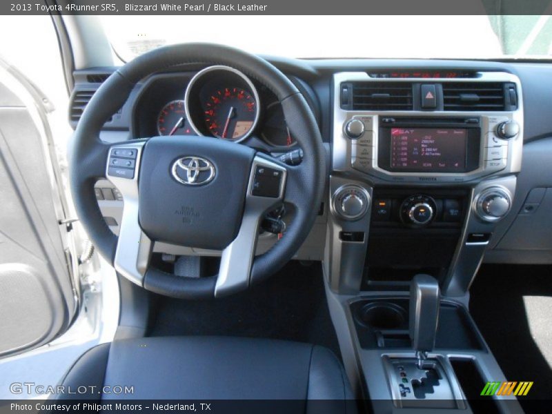 Blizzard White Pearl / Black Leather 2013 Toyota 4Runner SR5