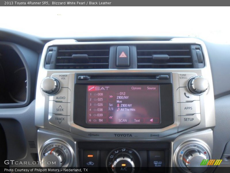 Blizzard White Pearl / Black Leather 2013 Toyota 4Runner SR5