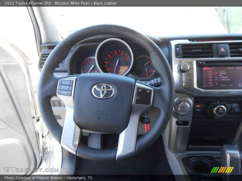 Blizzard White Pearl / Black Leather 2013 Toyota 4Runner SR5