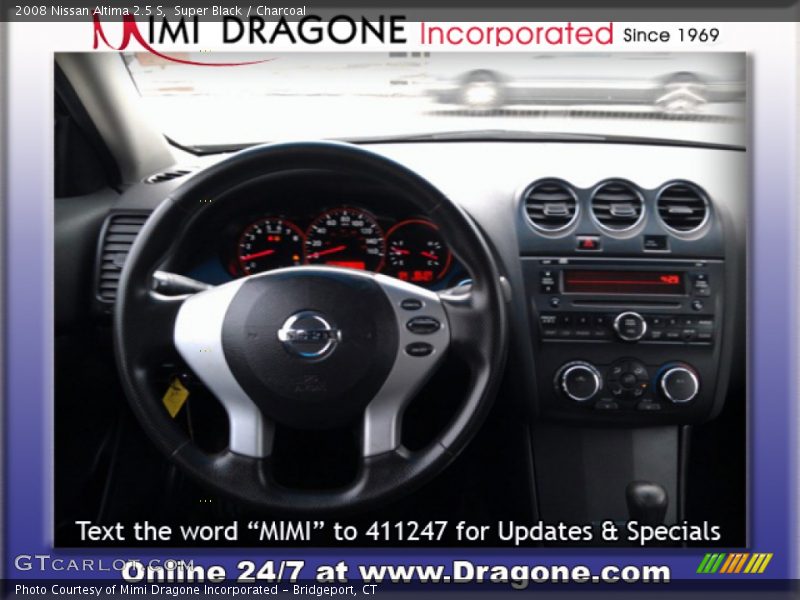 Super Black / Charcoal 2008 Nissan Altima 2.5 S