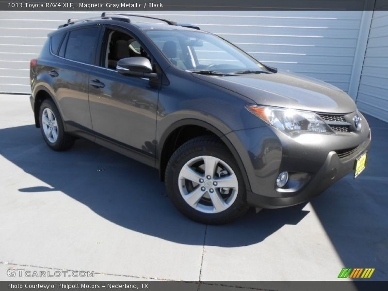 Magnetic Gray Metallic / Black 2013 Toyota RAV4 XLE