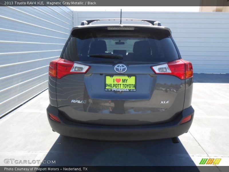 Magnetic Gray Metallic / Black 2013 Toyota RAV4 XLE