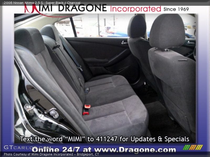 Super Black / Charcoal 2008 Nissan Altima 2.5 S