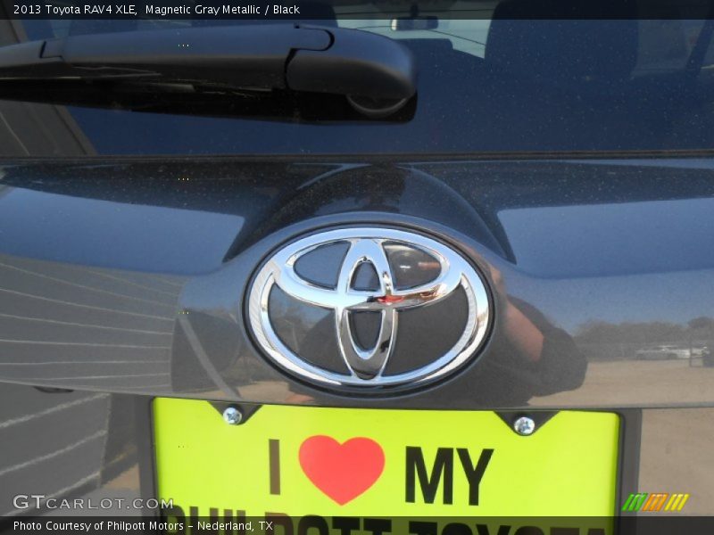 Magnetic Gray Metallic / Black 2013 Toyota RAV4 XLE