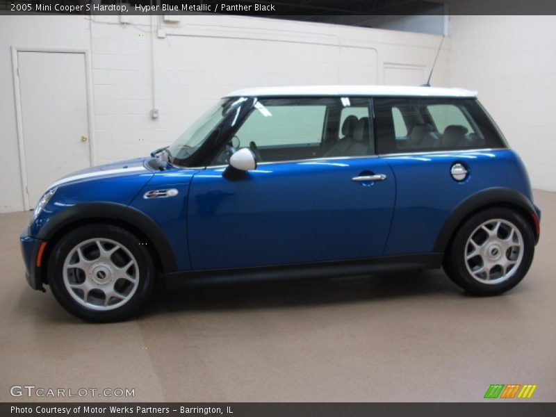 Hyper Blue Metallic / Panther Black 2005 Mini Cooper S Hardtop