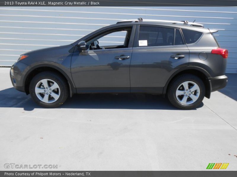 Magnetic Gray Metallic / Black 2013 Toyota RAV4 XLE