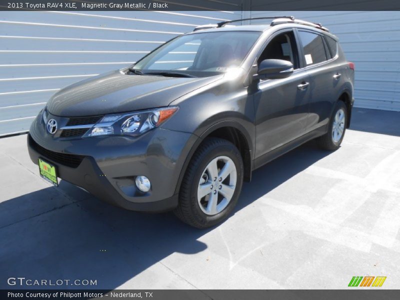 Magnetic Gray Metallic / Black 2013 Toyota RAV4 XLE