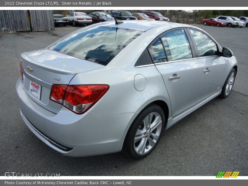 Silver Ice Metallic / Jet Black 2013 Chevrolet Cruze LTZ/RS