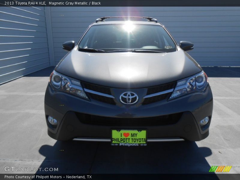 Magnetic Gray Metallic / Black 2013 Toyota RAV4 XLE
