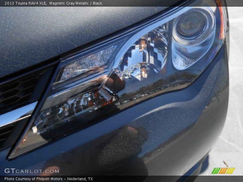 Magnetic Gray Metallic / Black 2013 Toyota RAV4 XLE