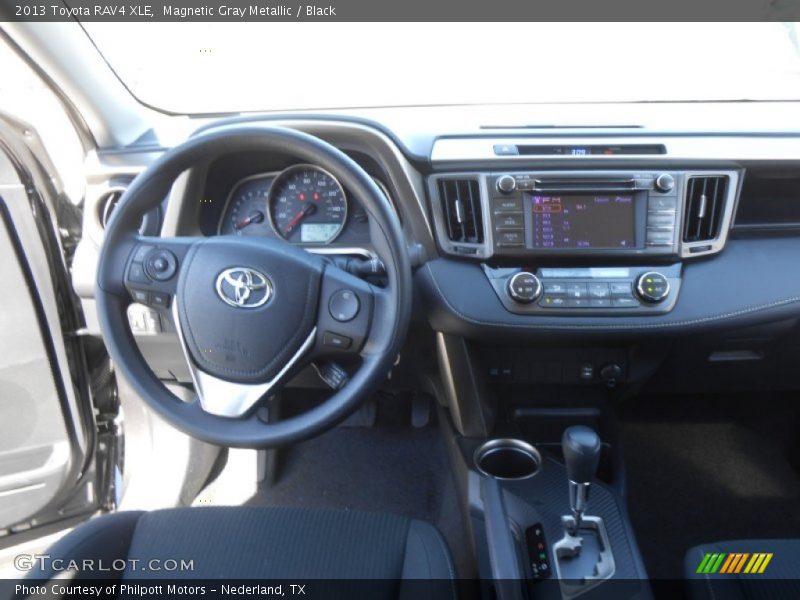 Magnetic Gray Metallic / Black 2013 Toyota RAV4 XLE