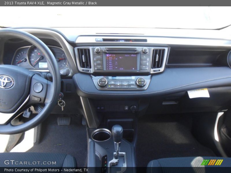 Magnetic Gray Metallic / Black 2013 Toyota RAV4 XLE