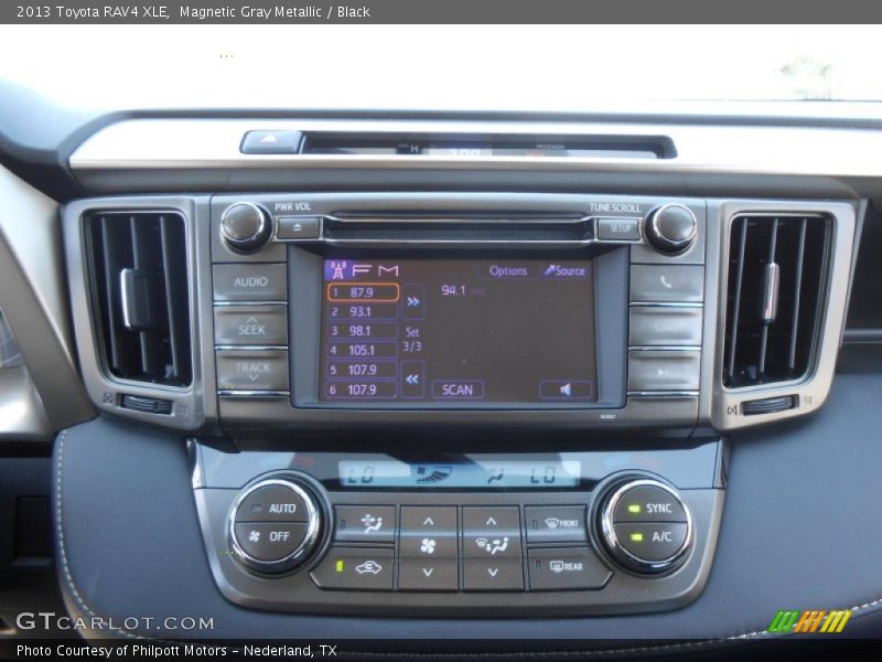 Magnetic Gray Metallic / Black 2013 Toyota RAV4 XLE