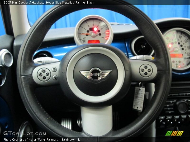 Hyper Blue Metallic / Panther Black 2005 Mini Cooper S Hardtop