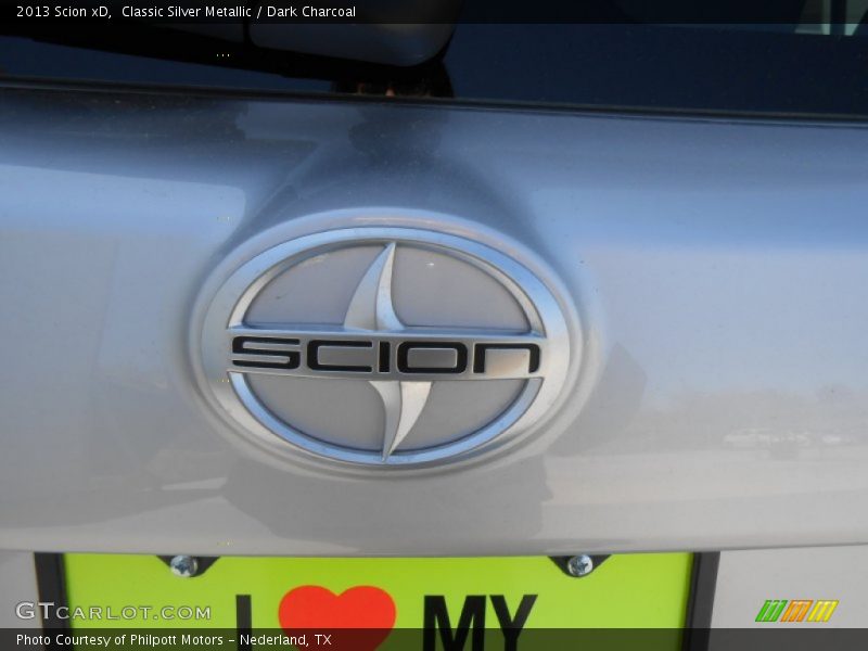 Classic Silver Metallic / Dark Charcoal 2013 Scion xD