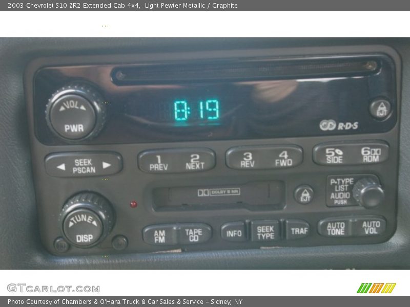 Light Pewter Metallic / Graphite 2003 Chevrolet S10 ZR2 Extended Cab 4x4