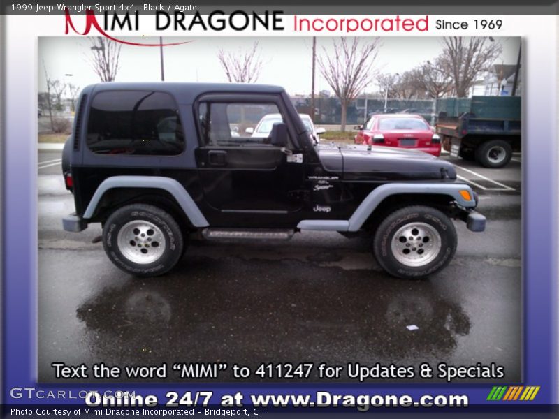 Black / Agate 1999 Jeep Wrangler Sport 4x4