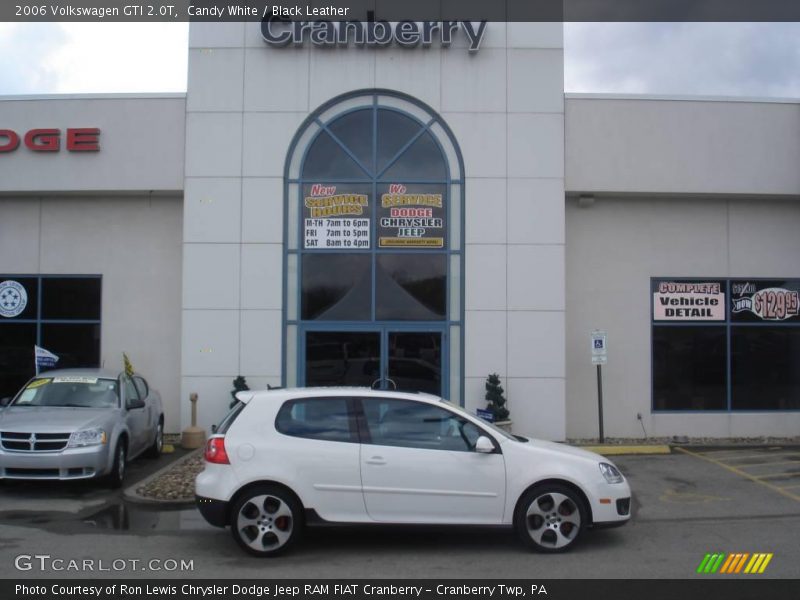 Candy White / Black Leather 2006 Volkswagen GTI 2.0T