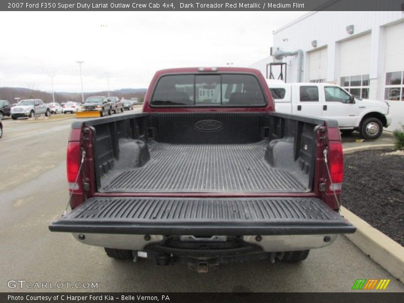 Dark Toreador Red Metallic / Medium Flint 2007 Ford F350 Super Duty Lariat Outlaw Crew Cab 4x4
