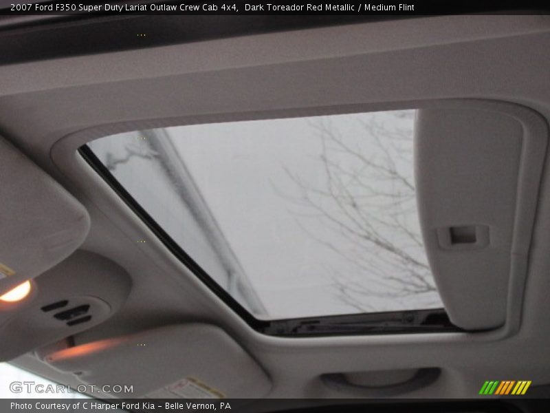 Dark Toreador Red Metallic / Medium Flint 2007 Ford F350 Super Duty Lariat Outlaw Crew Cab 4x4