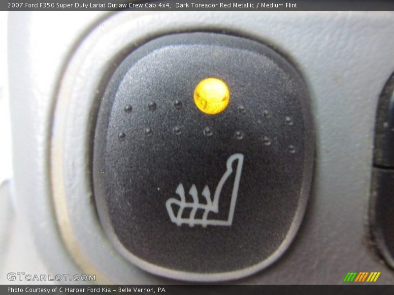 Dark Toreador Red Metallic / Medium Flint 2007 Ford F350 Super Duty Lariat Outlaw Crew Cab 4x4