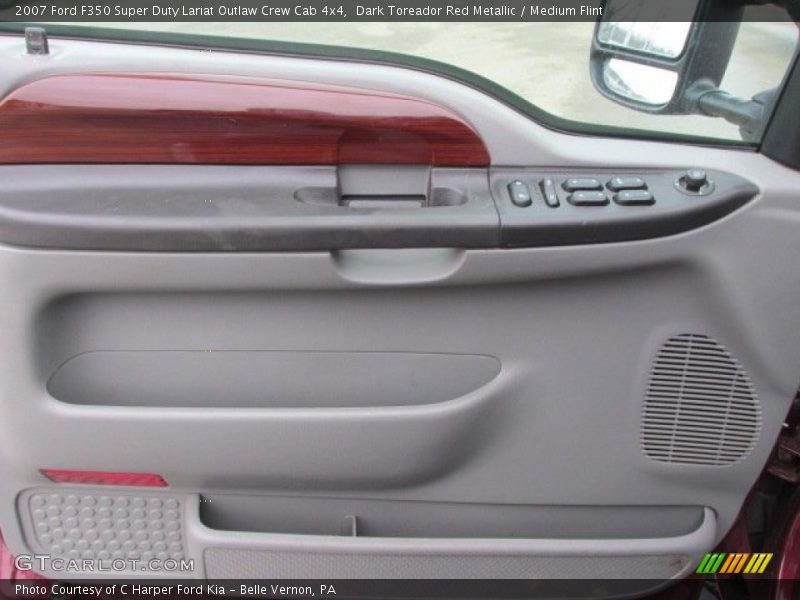 Dark Toreador Red Metallic / Medium Flint 2007 Ford F350 Super Duty Lariat Outlaw Crew Cab 4x4