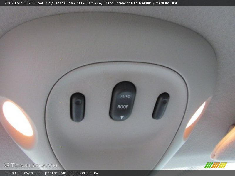 Dark Toreador Red Metallic / Medium Flint 2007 Ford F350 Super Duty Lariat Outlaw Crew Cab 4x4