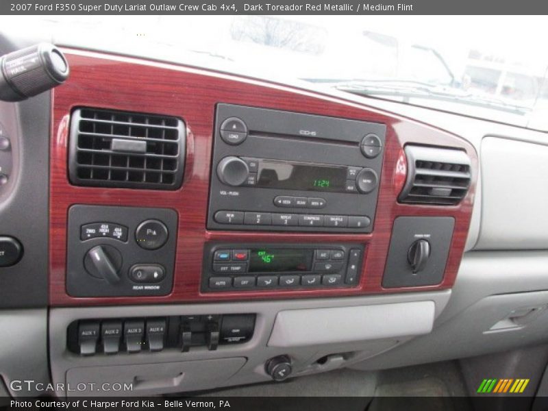 Dark Toreador Red Metallic / Medium Flint 2007 Ford F350 Super Duty Lariat Outlaw Crew Cab 4x4